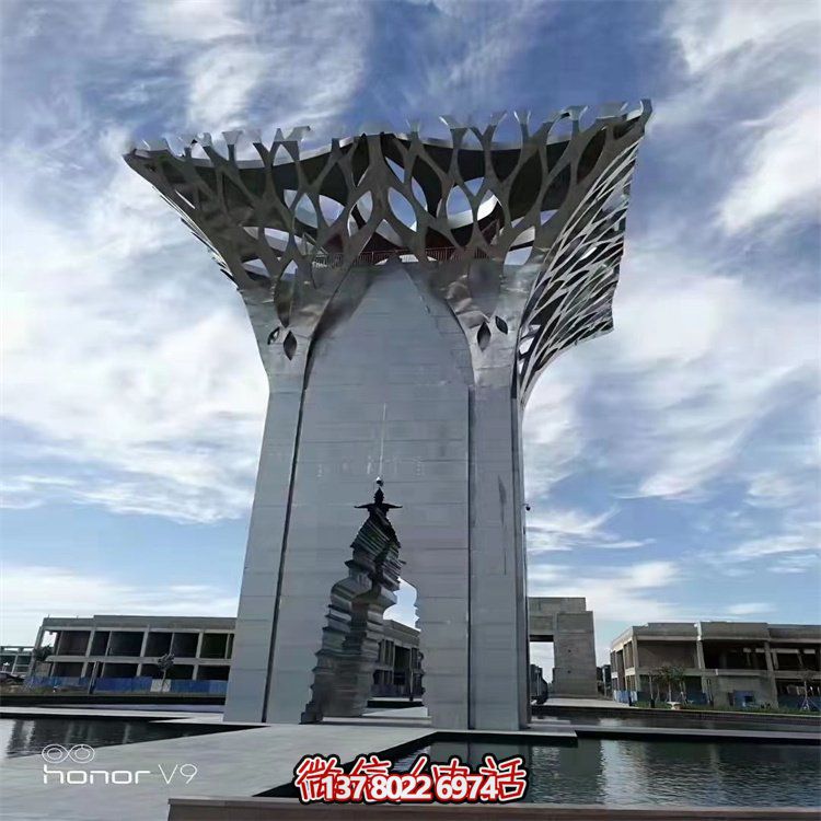 不銹鋼大型戶外景觀雕塑——給你一個(gè)完美的廣場(chǎng)