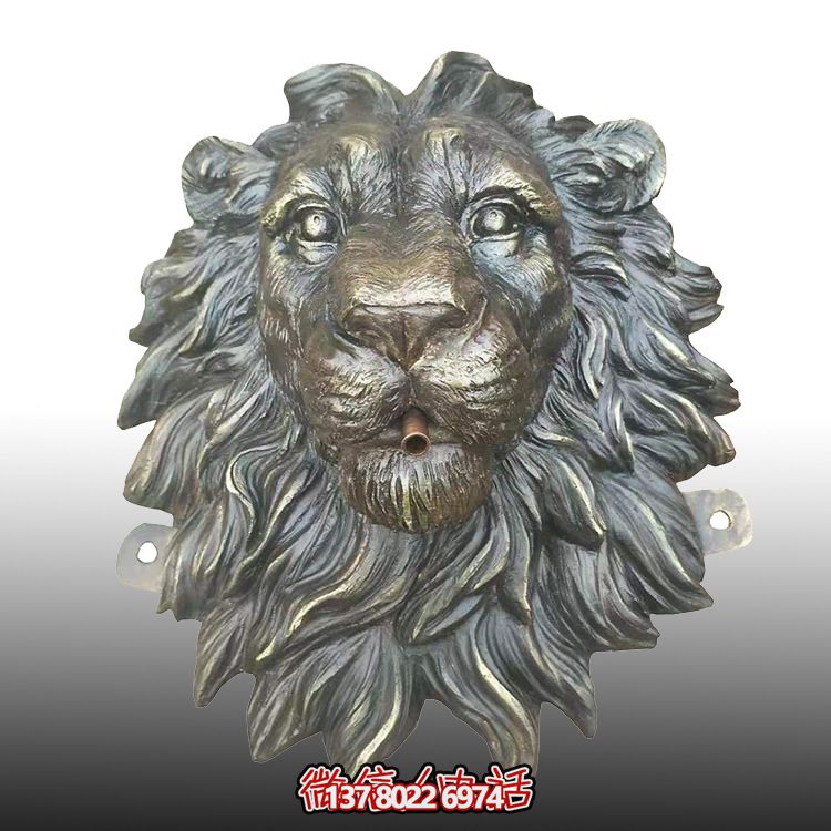 玻璃鋼浮雕獅子門上雕塑