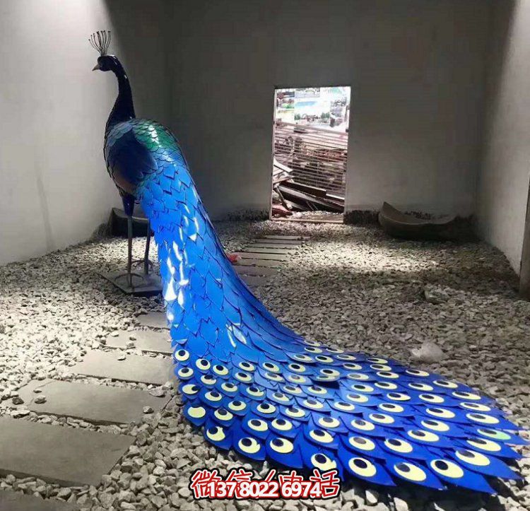 優質不銹鋼孔雀雕塑，為城市廣場添彩
