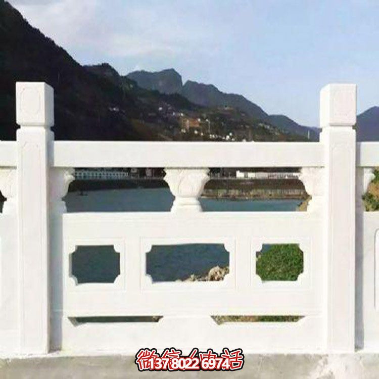 大理石雕刻石欄桿，美輪美奐，護(hù)佑家園