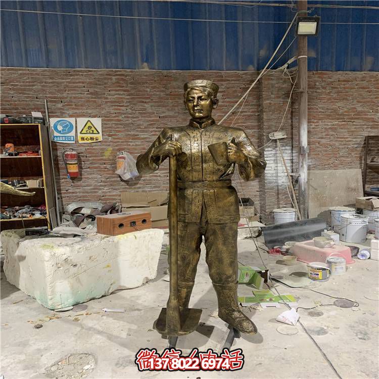 藝術玻璃鋼人物雕塑，點綴園林景觀