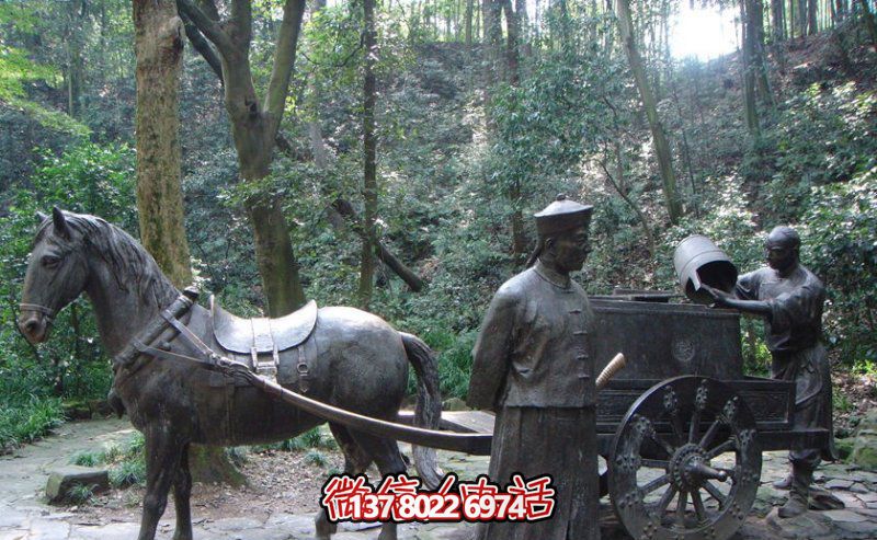 仿古青銅馬車雕塑,為景區(qū)商業(yè)街增添古典風(fēng)情 仿古青銅馬車雕塑,為景區(qū)商業(yè)街增添古典風(fēng)情