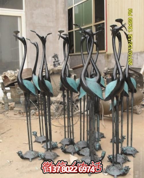 創意不銹鋼仙鶴雕塑 創意不銹鋼仙鶴雕塑