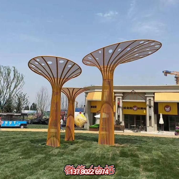 園林景觀小品擺件大型白鋼水景戶(hù)外發(fā)光雕塑