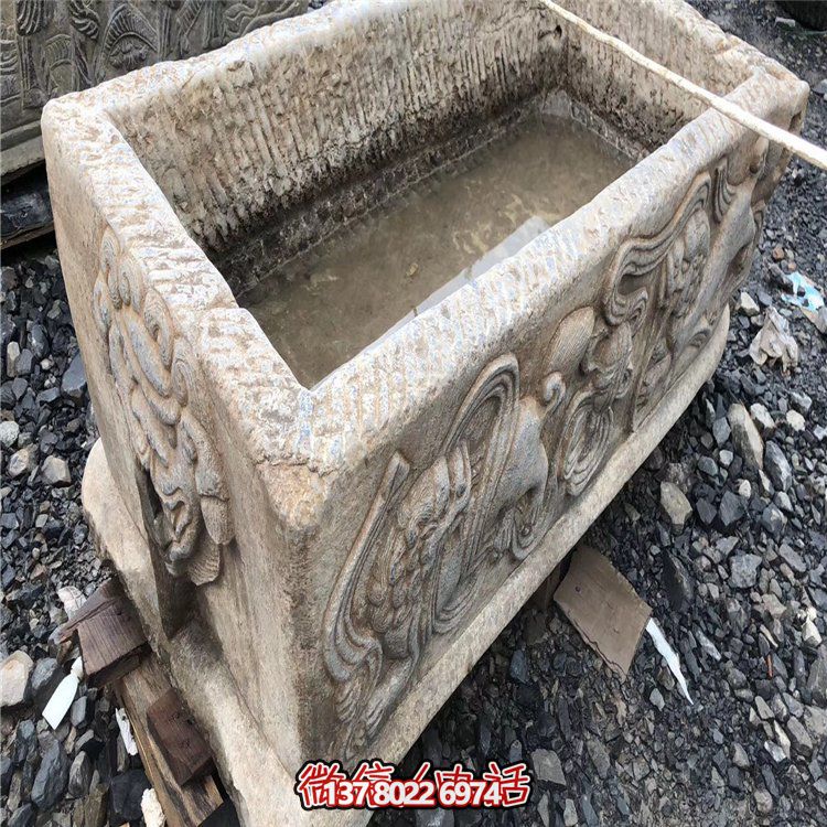 老石槽，漢白玉仿古石槽